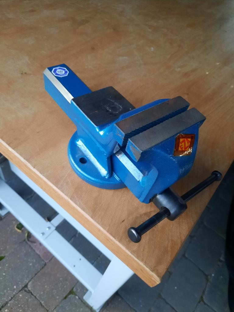 Bankschroef FZA 100mm, Ophalen, Bankschroef