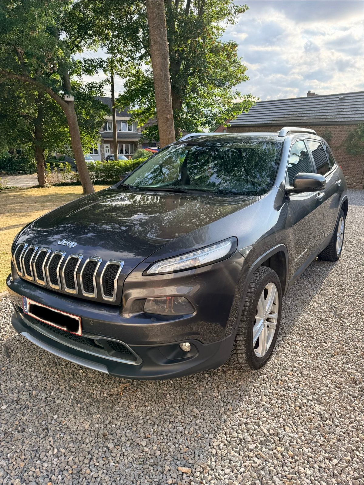 Jeep Cherokee 2.0 2014 limited FULL option, Cuir, Argent ou Gris, 400 kg, Isofix