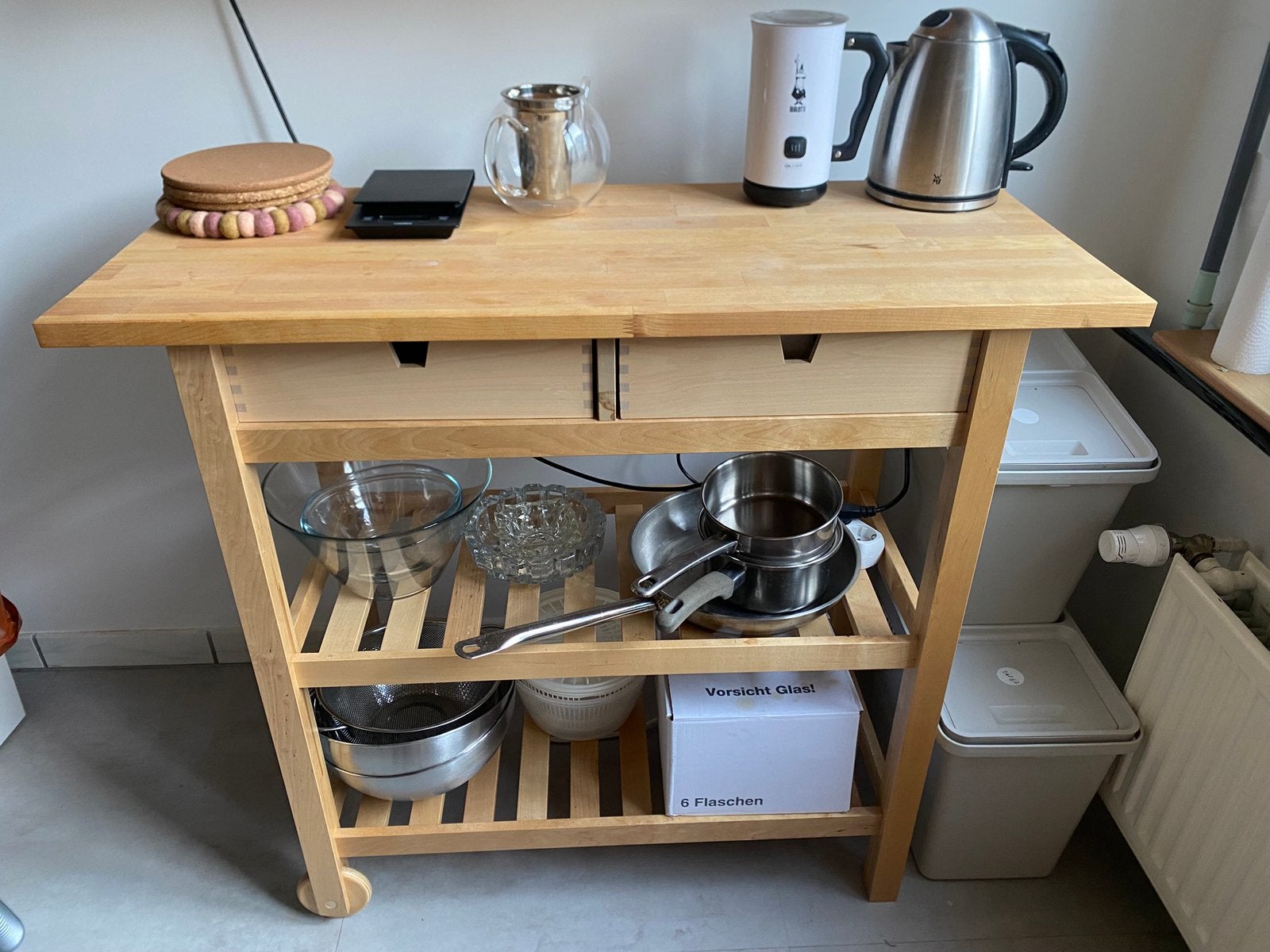 Ikea kitchen trolley, Huis en Inrichting, Ophalen, Gebruikt, 50 tot 100 cm, Minder dan 100 cm