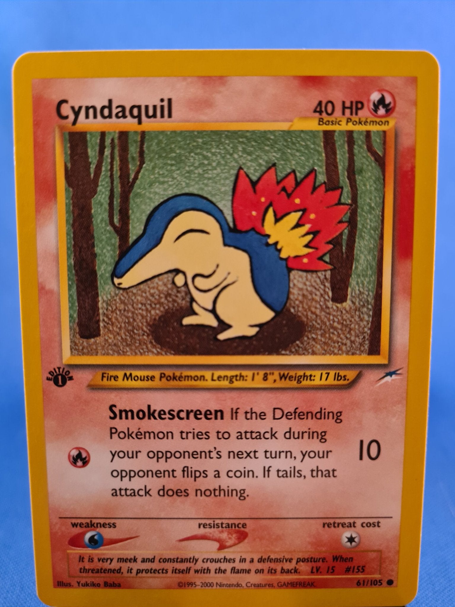 Cyndaquil 61/105 - Neo Destiny (1st edition), Envoi