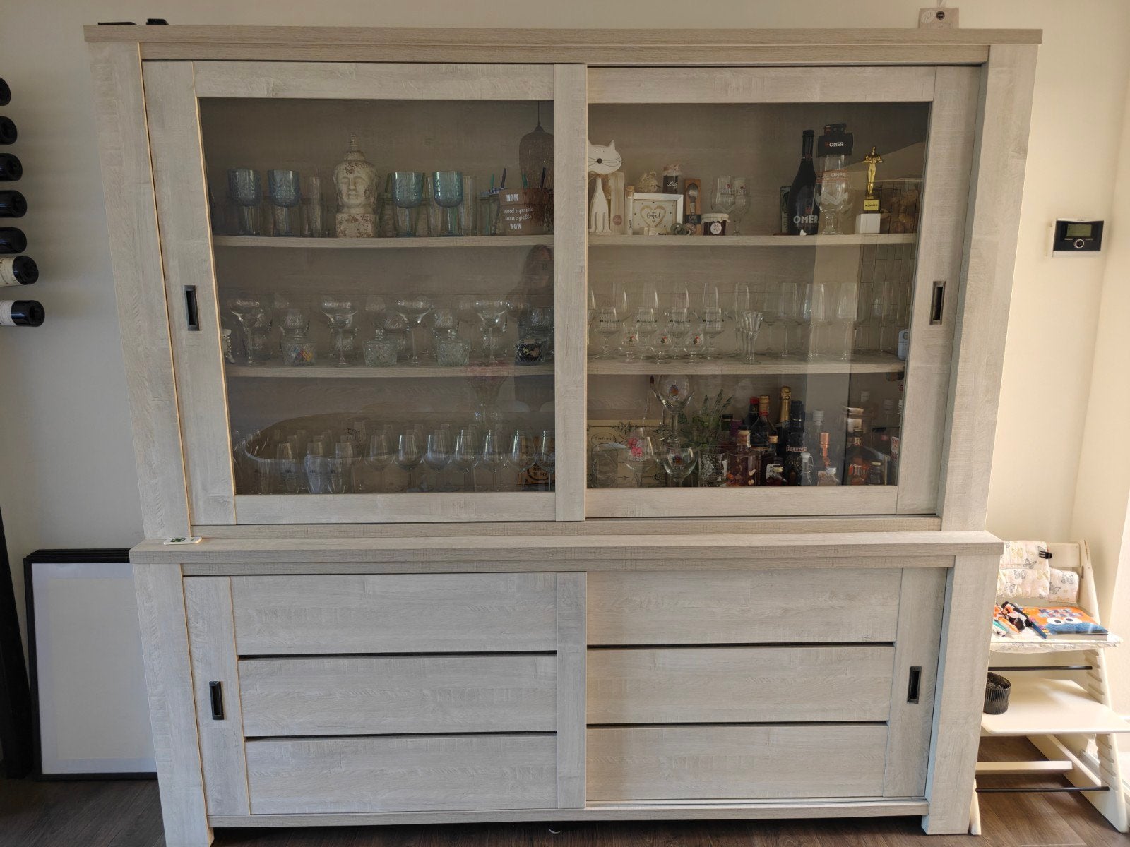 Buffetkast, Huis en Inrichting, Ophalen, 200 cm of meer, 200 cm of meer, 25 tot 50 cm