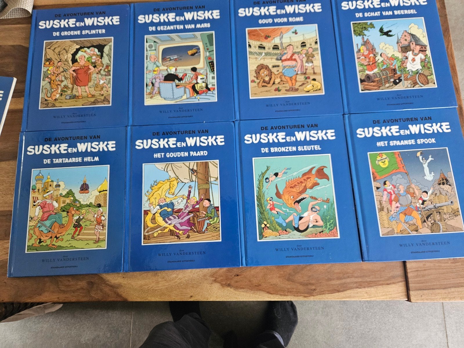 suske en wiske blauwe reeks 8 strips harde kaft, Boeken, Ophalen, Willy Vandersteen, Zo goed als nieuw, Meerdere stripboeken