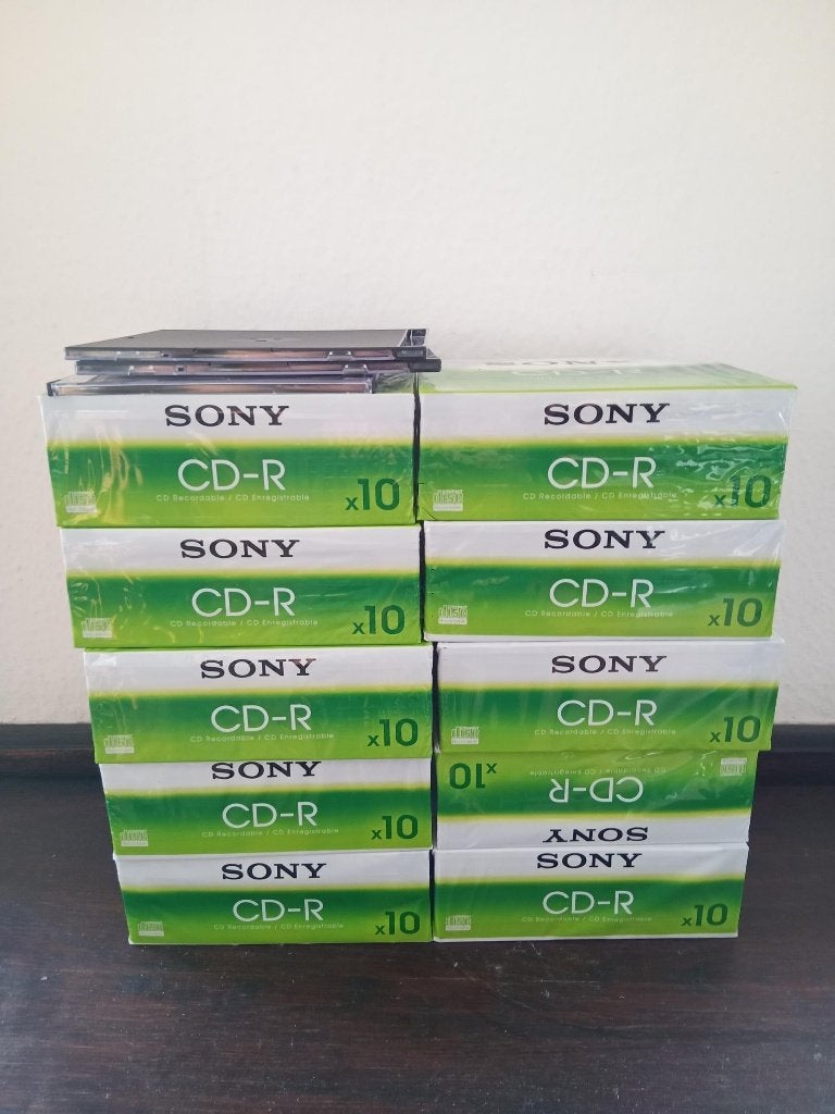 beschrijfbare disks, Ophalen, Nieuw, Cd, Sony