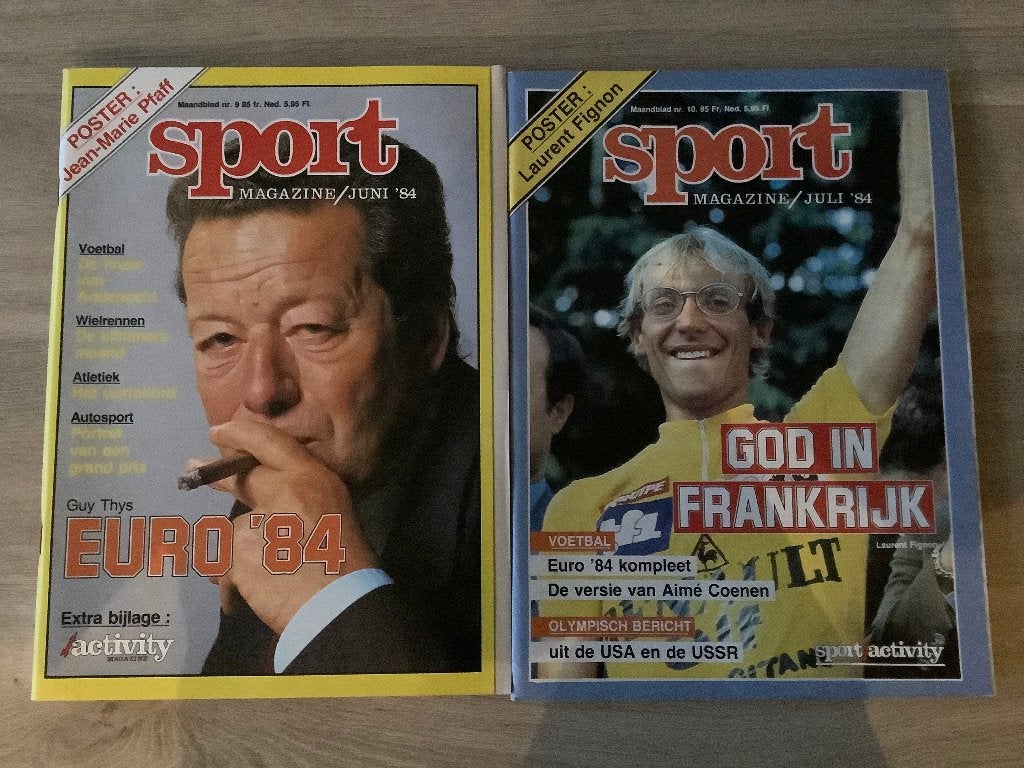 Euro 1984 Magazines - Sport Magazine, Sport de ballon, Enlèvement ou Envoi, Comme neuf, Sport Magazine