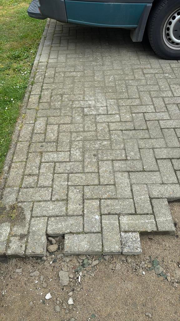 25m2 klinker, Tuin en Terras, Ophalen, Gebruikt, Klinkers