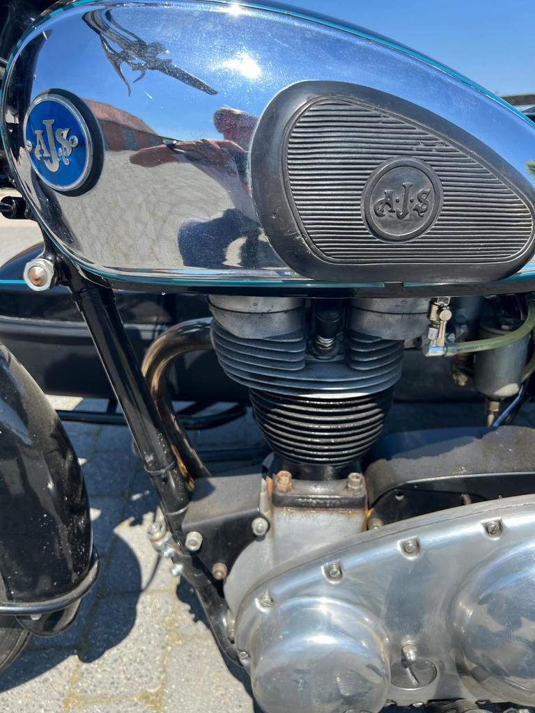 AJS 500 avec sidecar, Autre, 1 cylindre, Manuelle