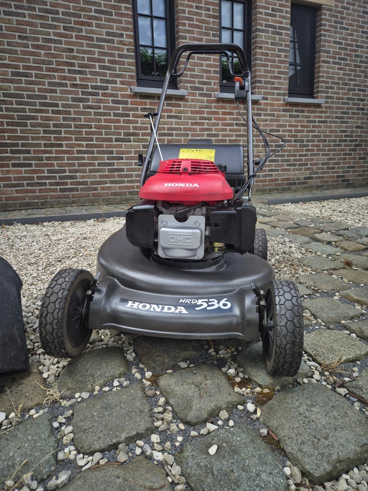 Honda hrd 536 3 versnellingen met mulchmessen en mulchplug, Tuin en Terras, Grasmaaiers, Ophalen, Cirkelmaaier, Honda, Gebruikt
