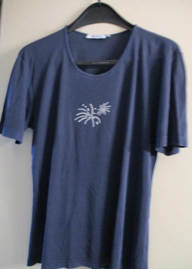 Blouse/chemise bleue Damart mt M, Taille 38/40 (M), Enlèvement ou Envoi, Comme neuf, Bleu