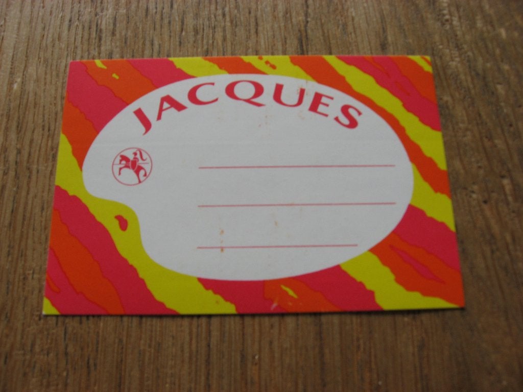 Jacques Vintage Sticker, Ophalen of Verzenden, Nieuw, Overige typen