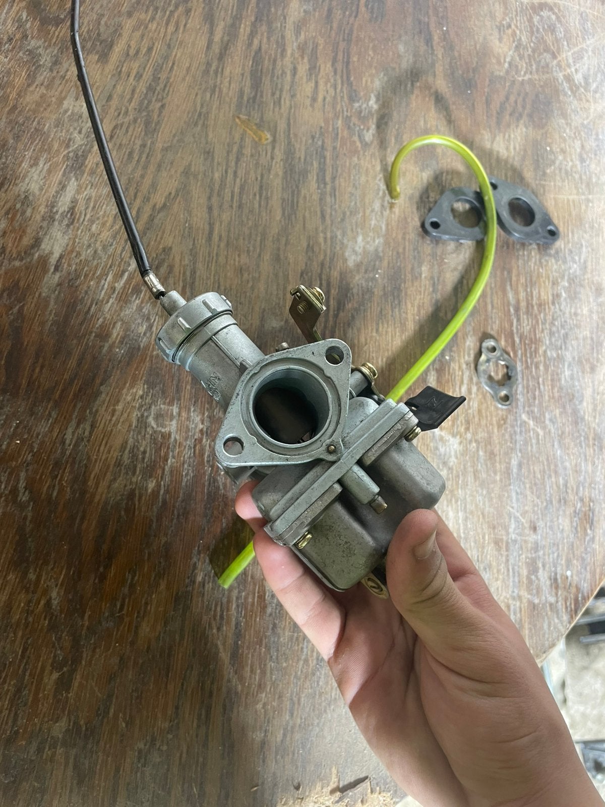 Carburateur, Ophalen