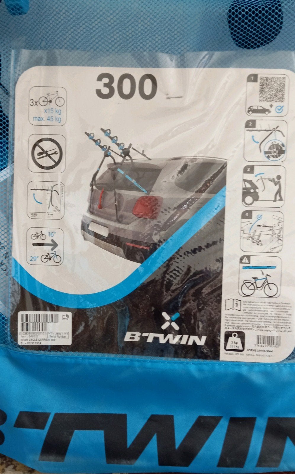 porte vélo, Autos : Divers, Enlèvement