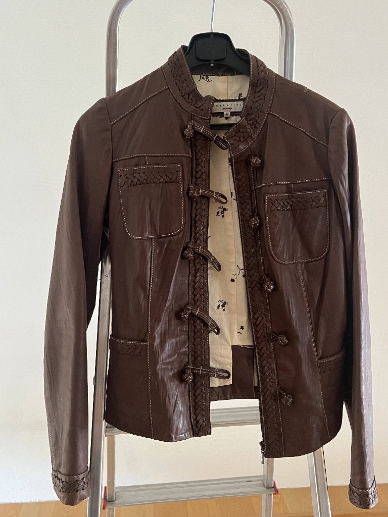 Essentiel Antwerp leren damesjasje, Kleding | Dames, Ophalen, Bruin, Essentiel Antwerp, Jasje
