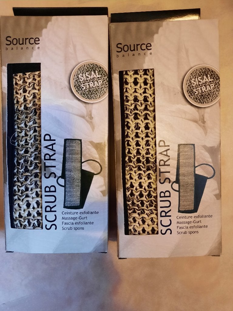 cadeau mooie massage scrubs spons band splinternieuw, Enlèvement ou Envoi, Neuf