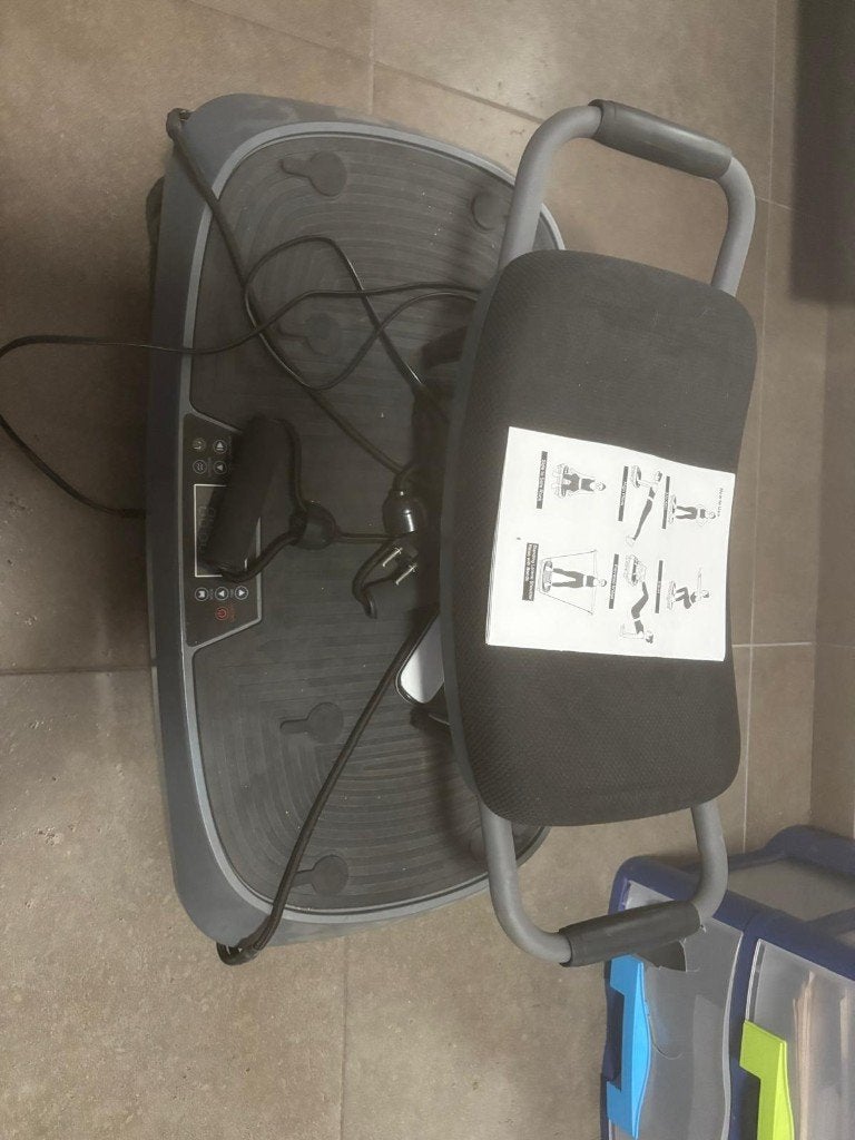 Vibro Body Booster trilplaat met zitje, Sport en Fitness, Ophalen, Gebruikt, Trilplaat, Benen