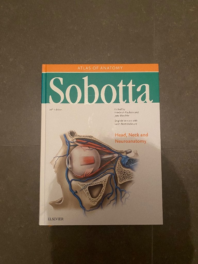 Atlas of Anatomy Sobotta, Livres, Livres d'étude & Cours, Jens waschke, Enlèvement ou Envoi, Enseignement supérieur professionnel