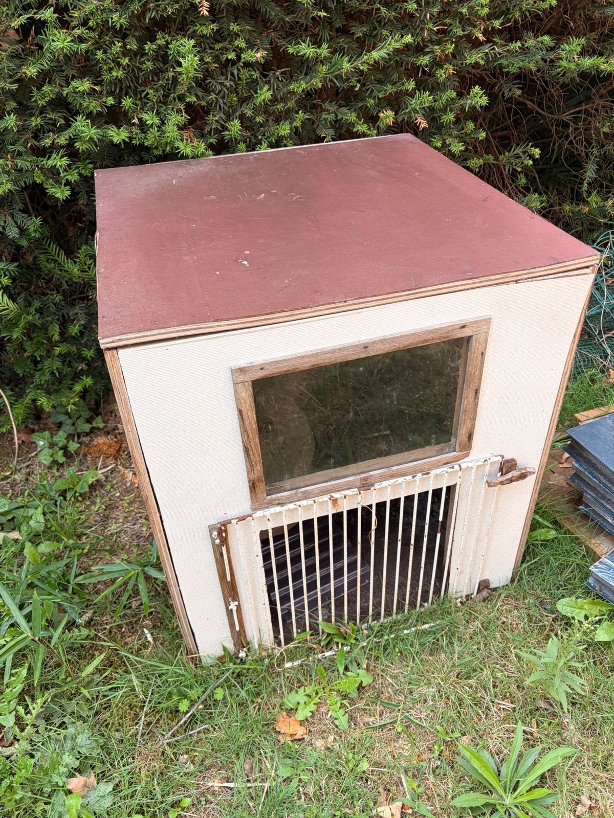Dierenhok, Animaux & Accessoires, Maisons pour chiens, Enlèvement, Comme neuf