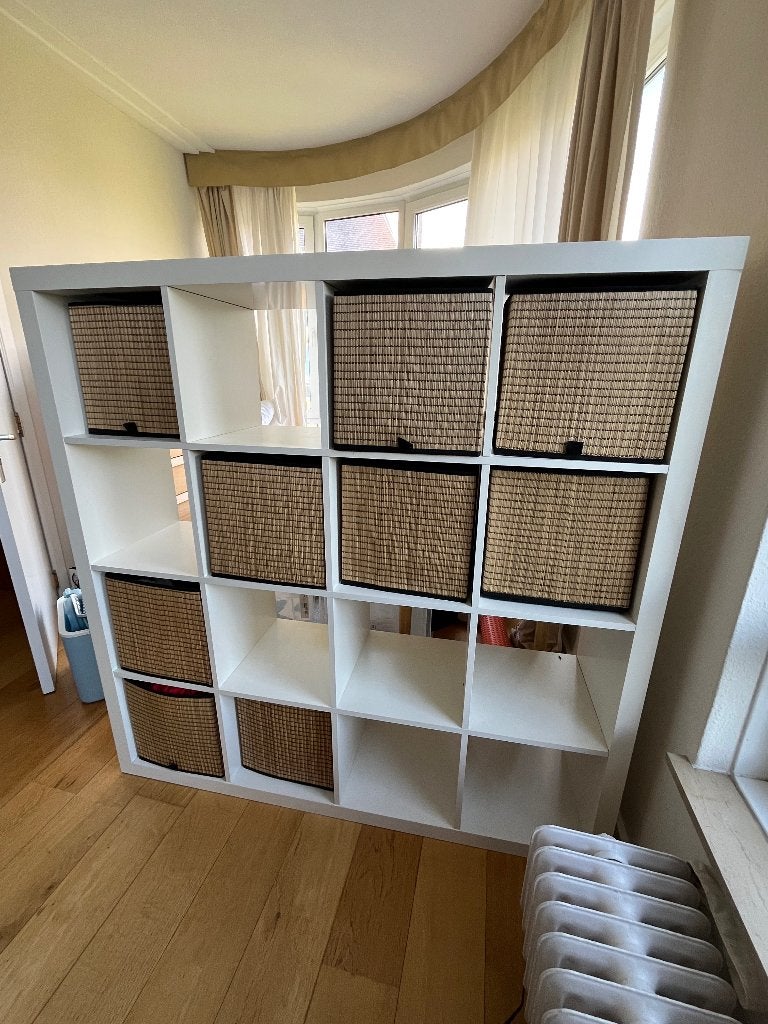 Kallax IKEA 4x4 + 9 bacs, Enlèvement, Comme neuf