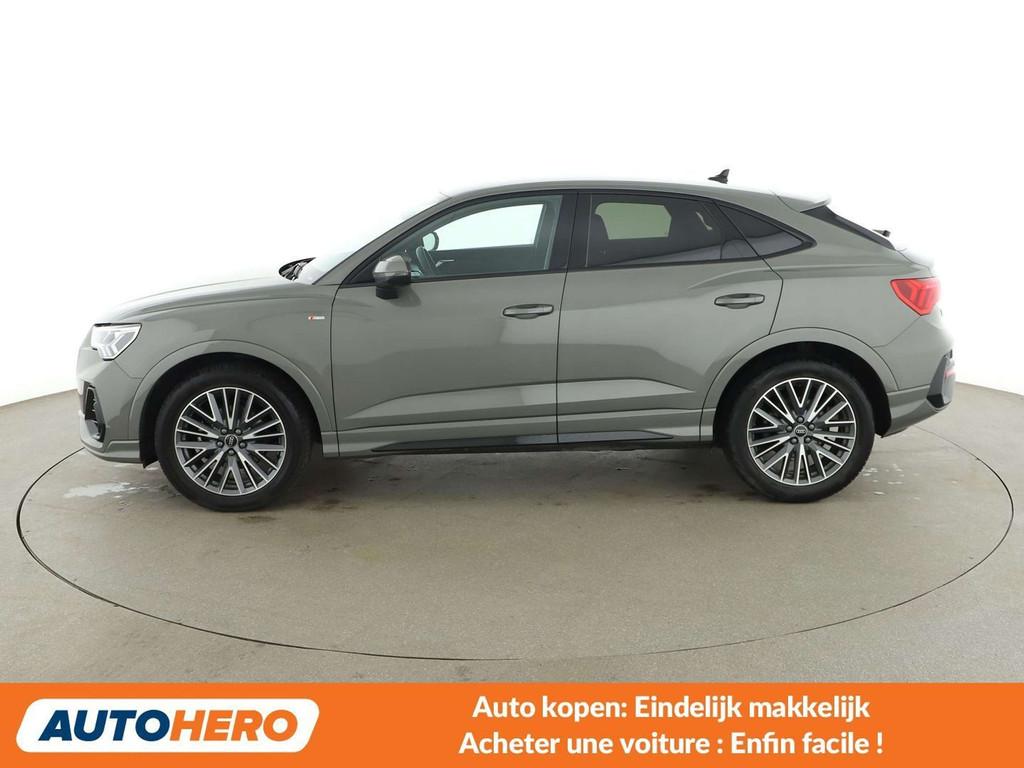 Audi Q3 35 TFSI S Line (année de construction 2024), Autos, Cuir, Argent ou Gris, Détection des panneaux routiers, Noir