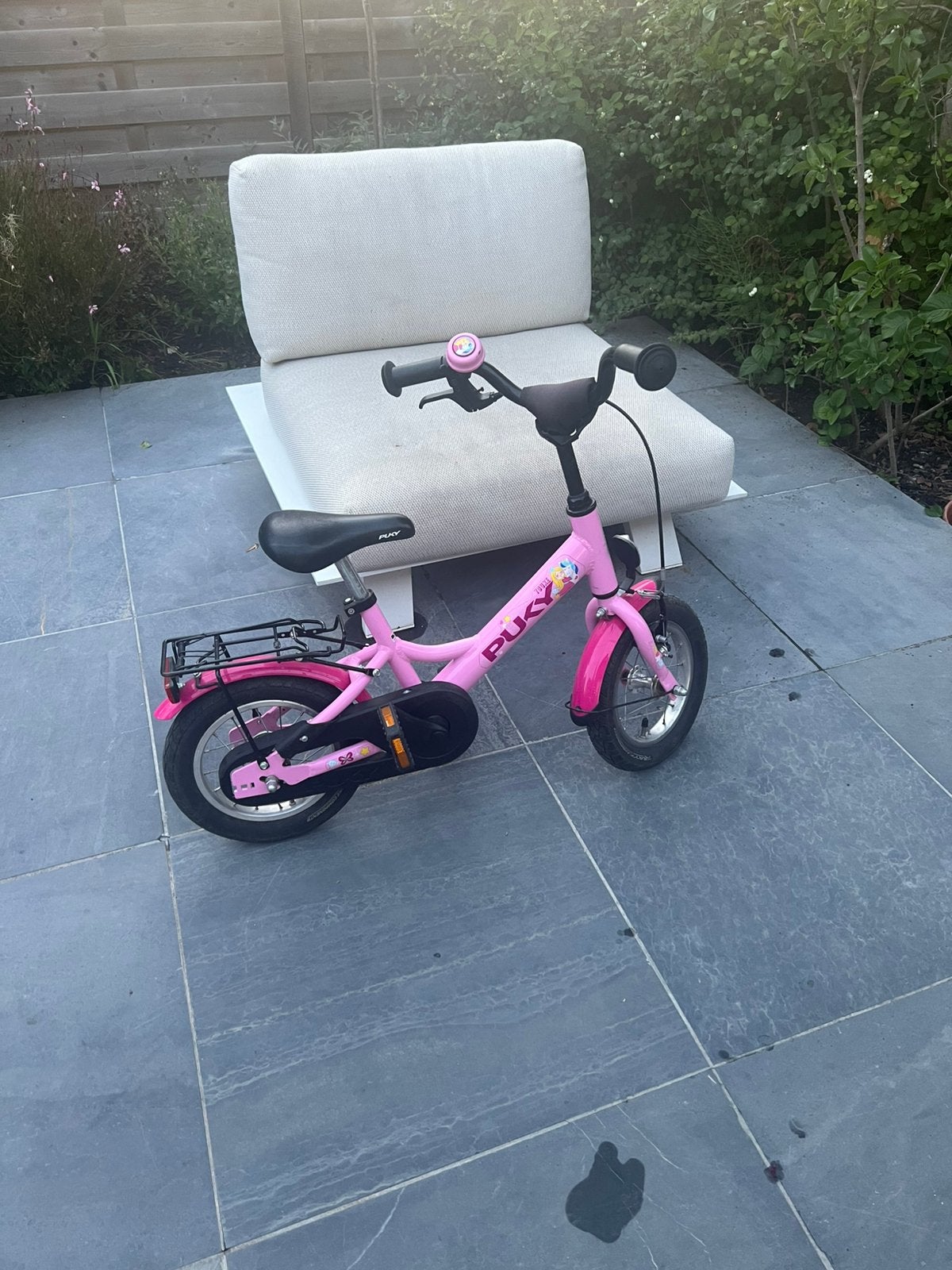 Roze Pucky Fiets 12 inch, Vélos & Vélomoteurs, Vélos | Vélos pour enfant, Enlèvement, Utilisé, Frein à rétropédalage, Moins de 16 pouces