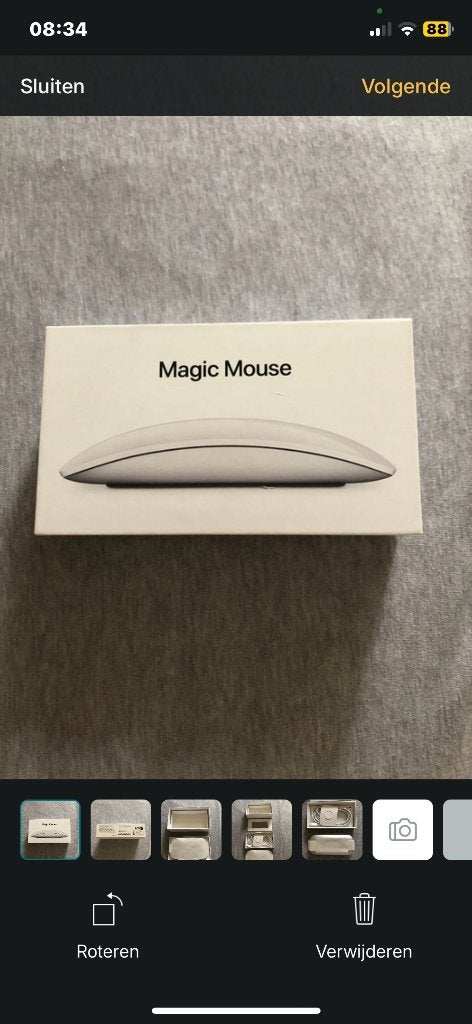 APPLE Magic Mouse, Computers en Software, Muizen, Muis, Nieuw, Ophalen of Verzenden, Draadloos
