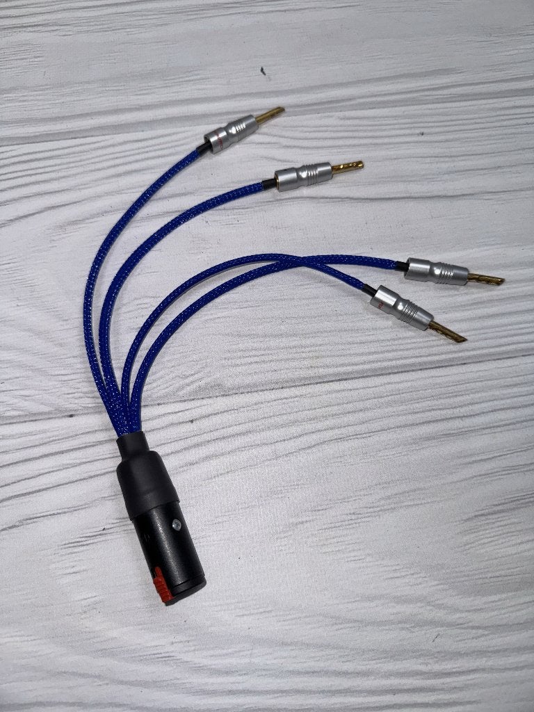 Meze Audio 6.3mm Banaanstekker High-End Adapter, TV, Hi-fi & Vidéo, Enlèvement, Neuf, Moins de 2 mètres, Autres câbles