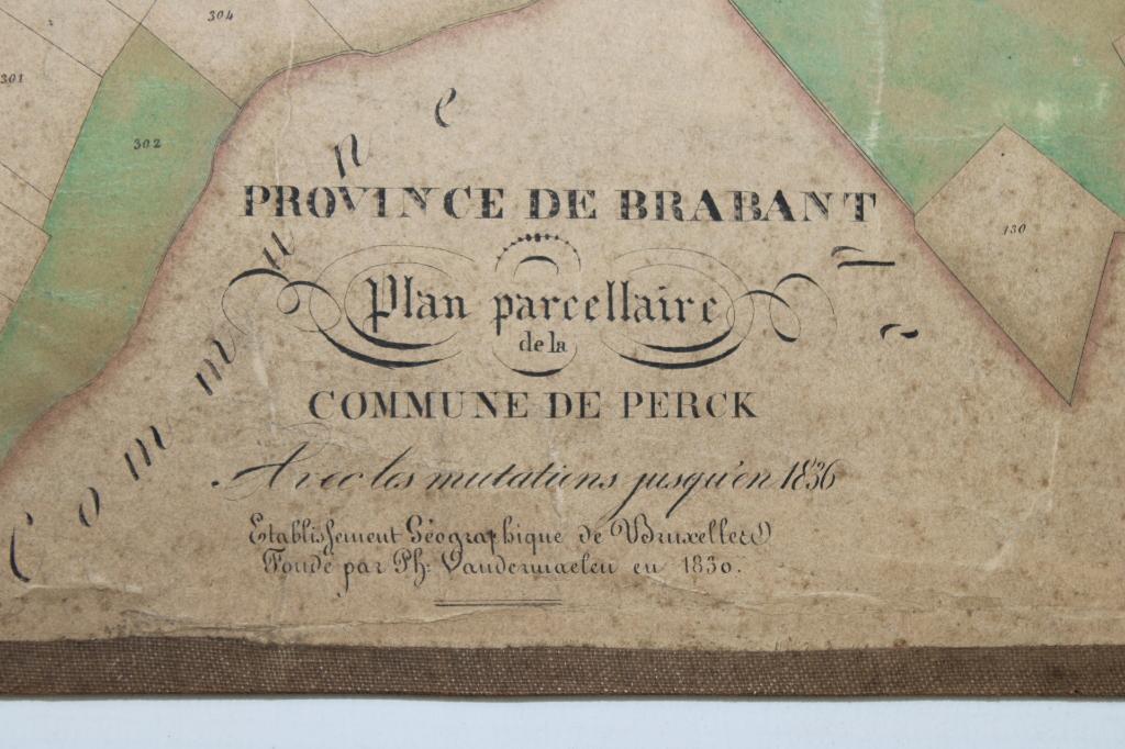 oude kaart van Perk, Ph. Vandermaelen, 19de eeuw, Antiek en Kunst, Curiosa en Brocante, Ophalen