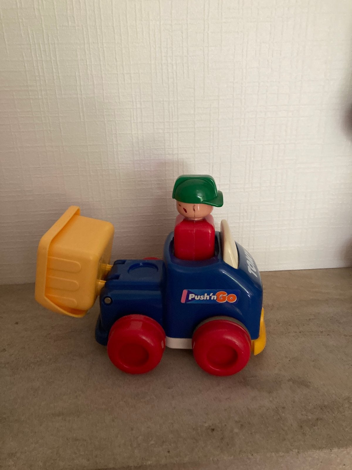 Tomy - vintage - Push’n GO - 1991 - kiepwagen, Enlèvement ou Envoi, Utilisé