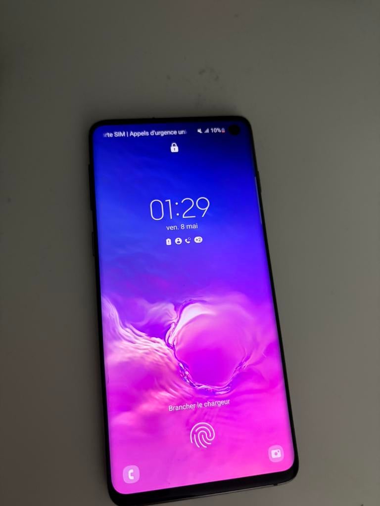 Samsung Galaxy S10 128Go - Excellent état (Débloqué), Zwart, Touchscreen, Ophalen of Verzenden, Zo goed als nieuw