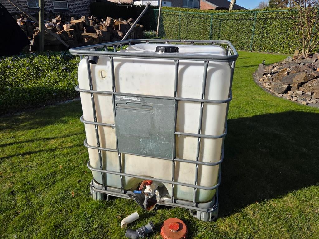 Ibc ton, vat 1000l, regenwater ton,, Enlèvement