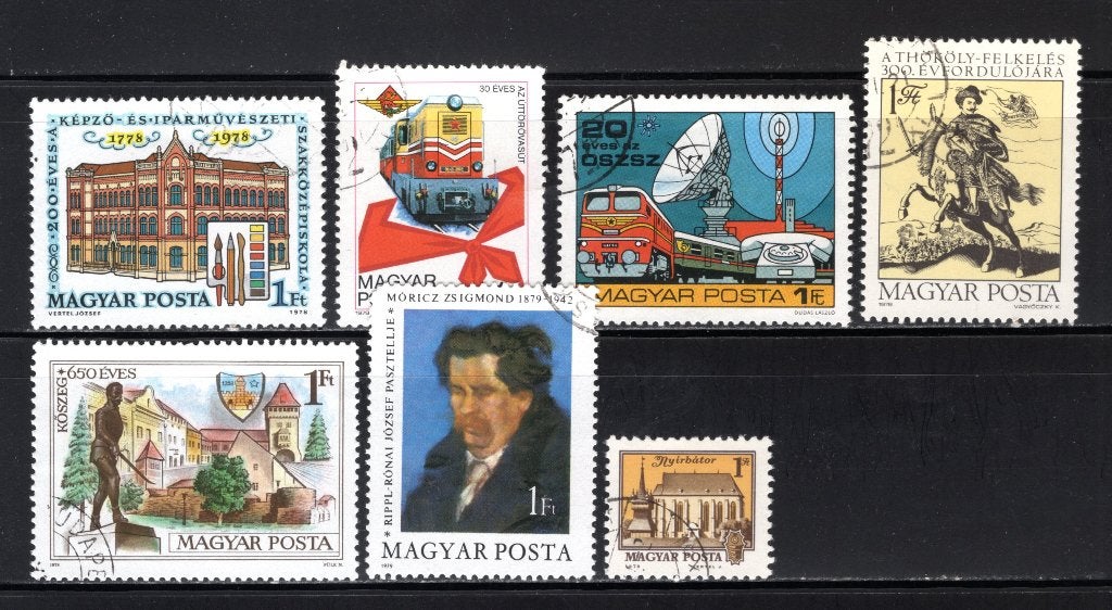 HONGARIJE Lot 1980 gestempeld, Verzenden, Gestempeld