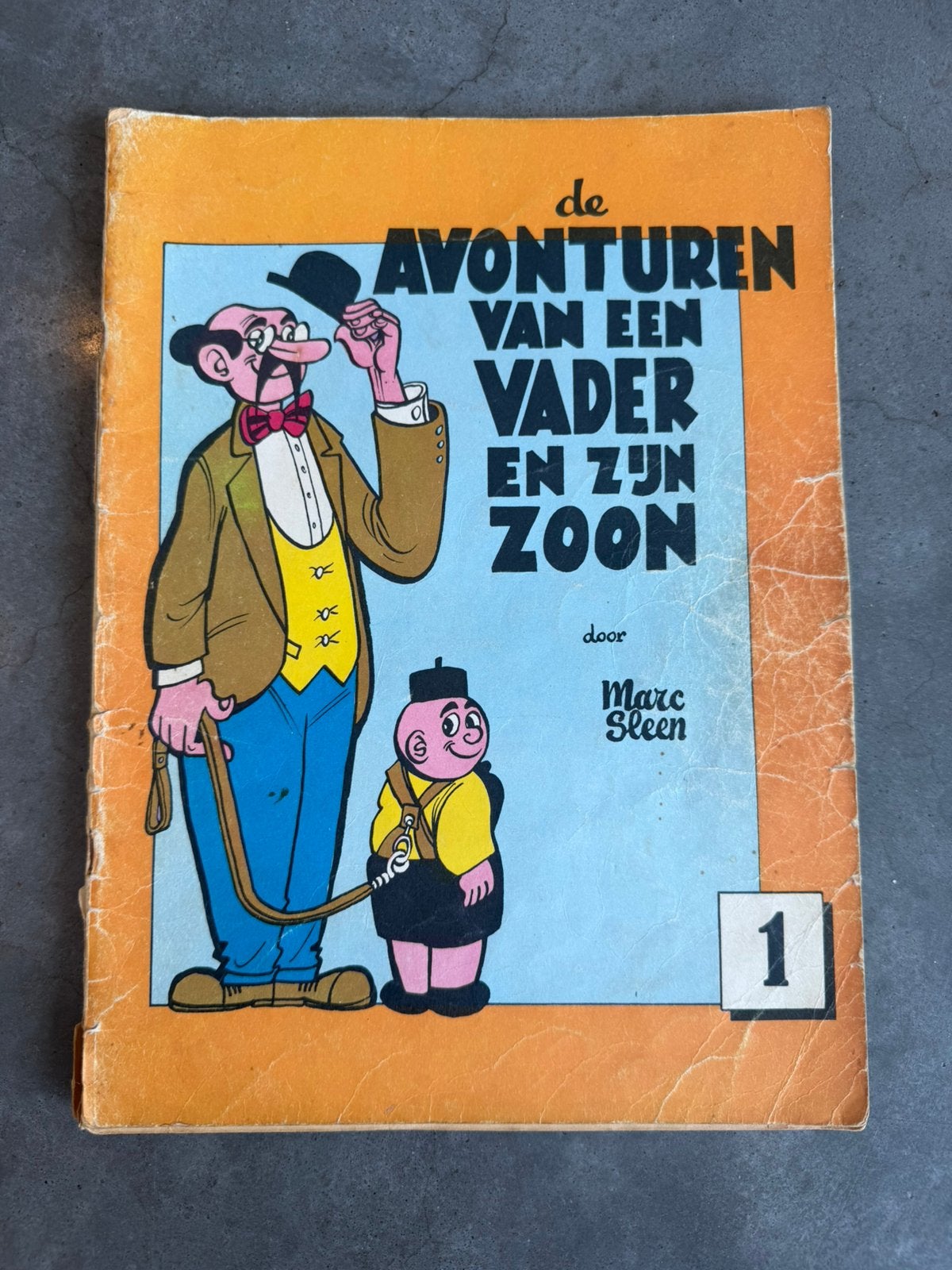 De avonturen van een vader en zijn zoon - Marc Sleen, Boeken, Eén stripboek, Ophalen, Gelezen