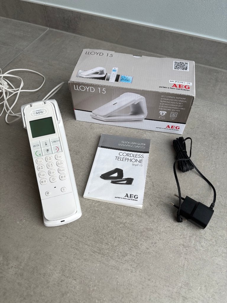 AEG: Draadloos vast telefoontoestel, Telecommunicatie, Ophalen of Verzenden, Nieuw