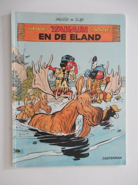yakari...nr.9...yakari en de eland...........1st, Livres, Enlèvement ou Envoi, Utilisé