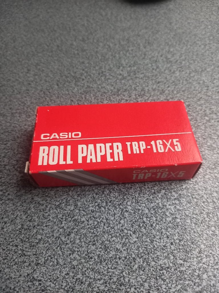 Casio roll paper TRP-165, Ophalen of Verzenden