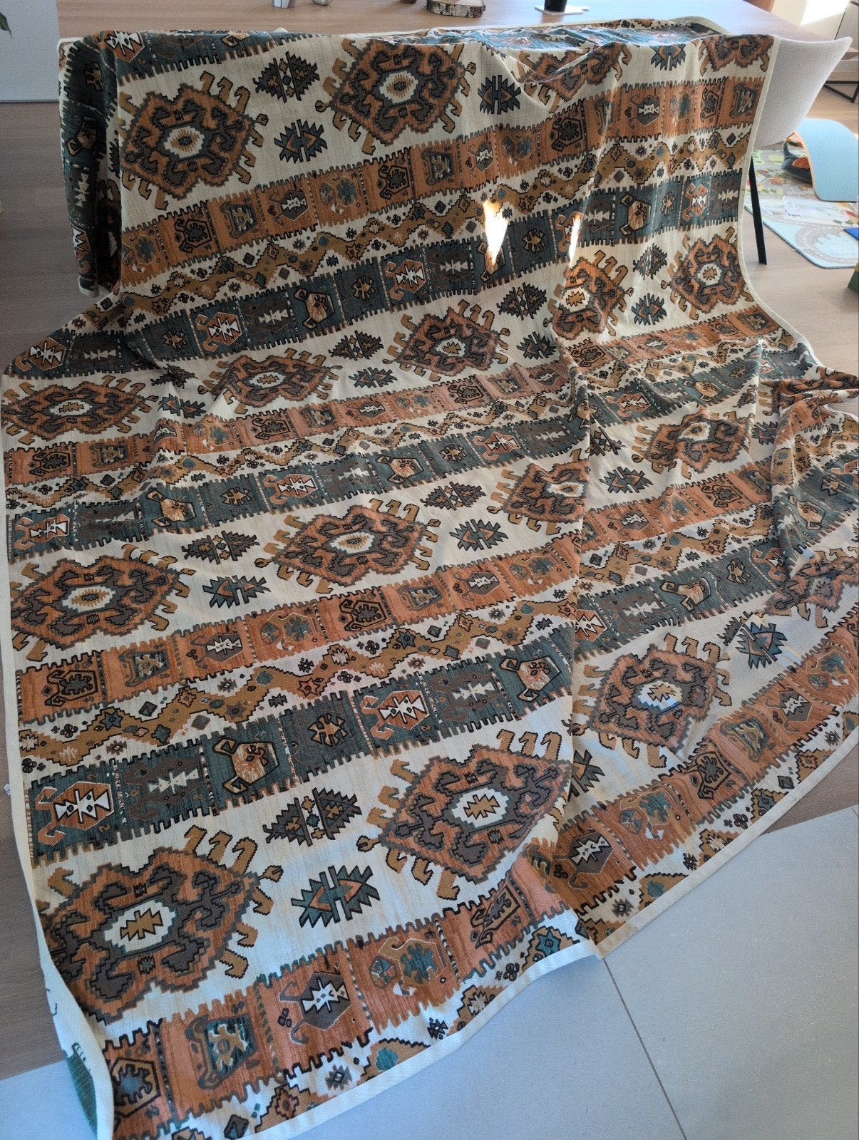 Prachtige vintage IKEA sprei/doek XL – Kelim folklore stijl, Ophalen