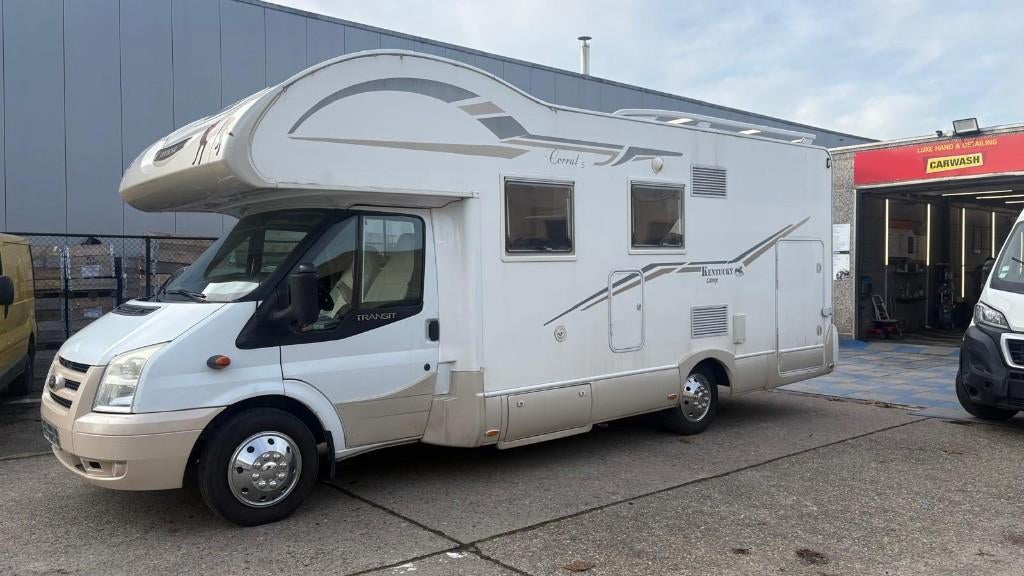 Transit 2.4 TDCi Rimor Seal 5 année 2012 6 places, Caravanes & Camping, Entreprise, Boîte manuelle, Diesel, Alcôve