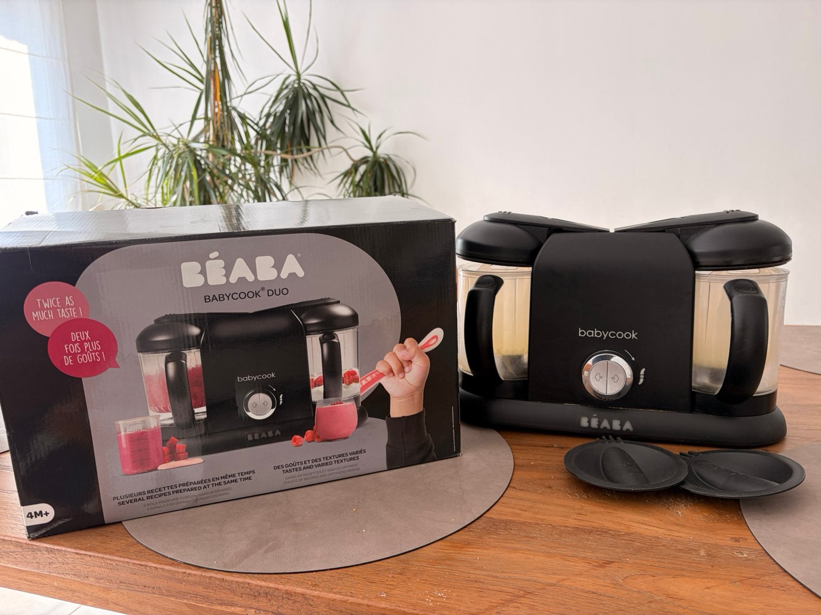 Babycook Beaba Duo noir, Enfants & Bébés, Préparateur de repas pour bébé, Enlèvement, Utilisé, Autres marques