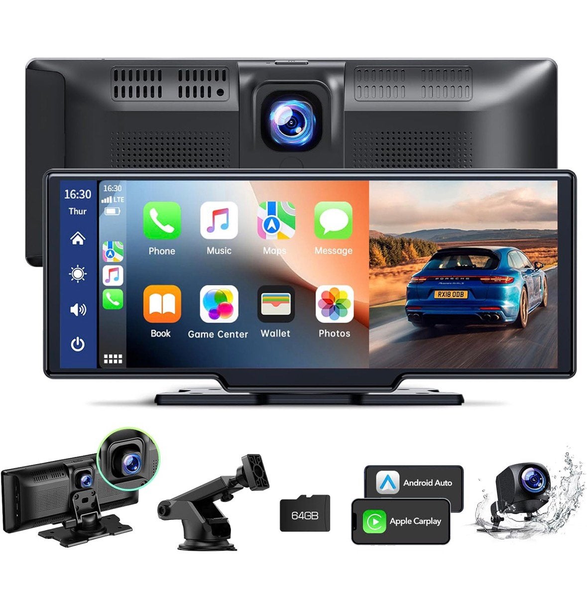 carplay 9" et dashcams, Enlèvement ou Envoi, Neuf