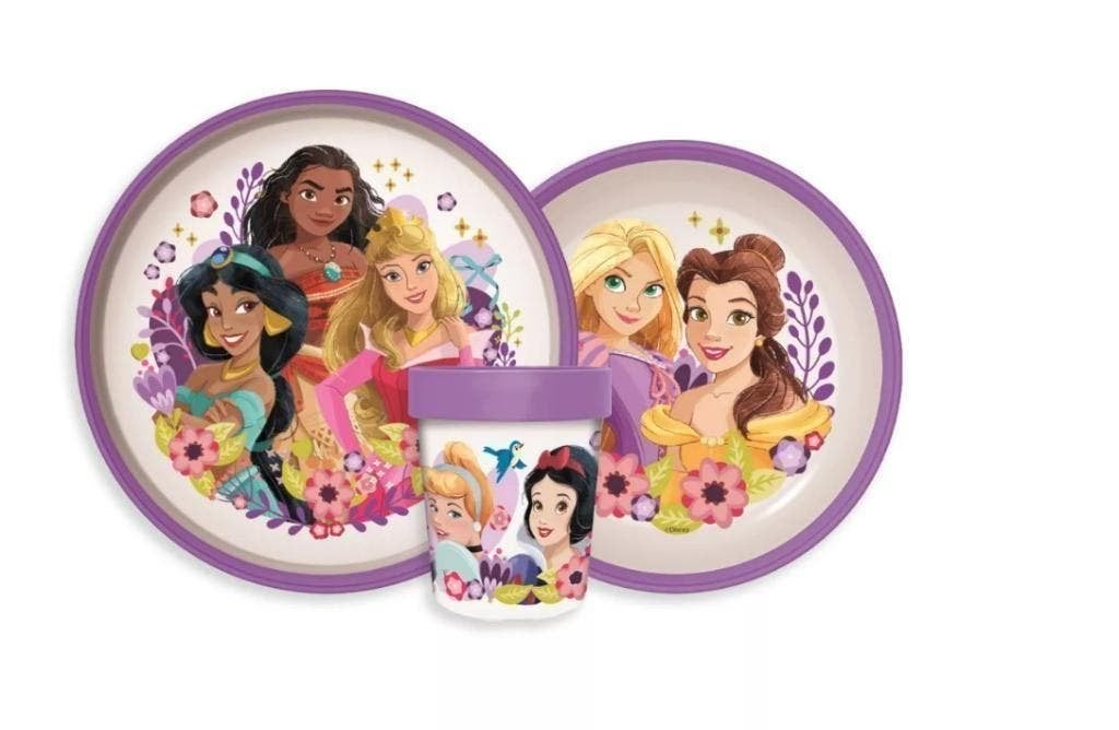 Disney Princess Kinderservies - Magnetron dinerset / Eetset, Enlèvement ou Envoi, Neuf