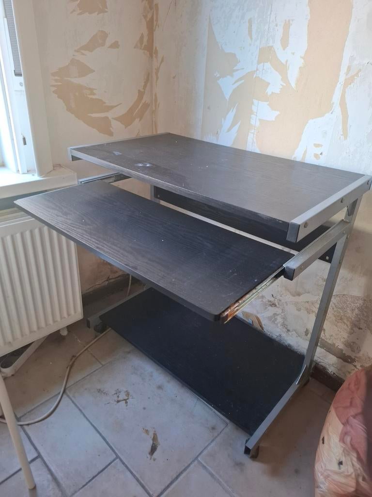 Bureau uitschuifbare keyboard lade, Huis en Inrichting, Bureaus, Ophalen, Zwart, Gebruikt, Computerbureau
