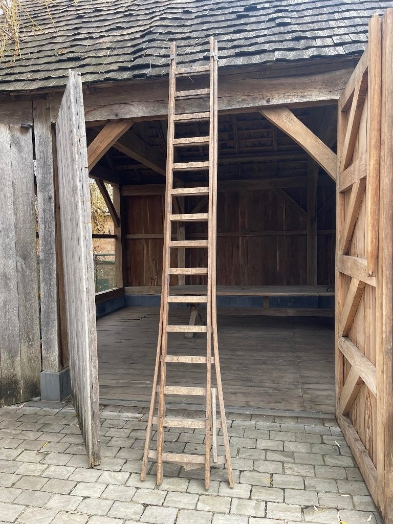 oude houte dubbele lader 3,40 meter lang, Dieren en Toebehoren