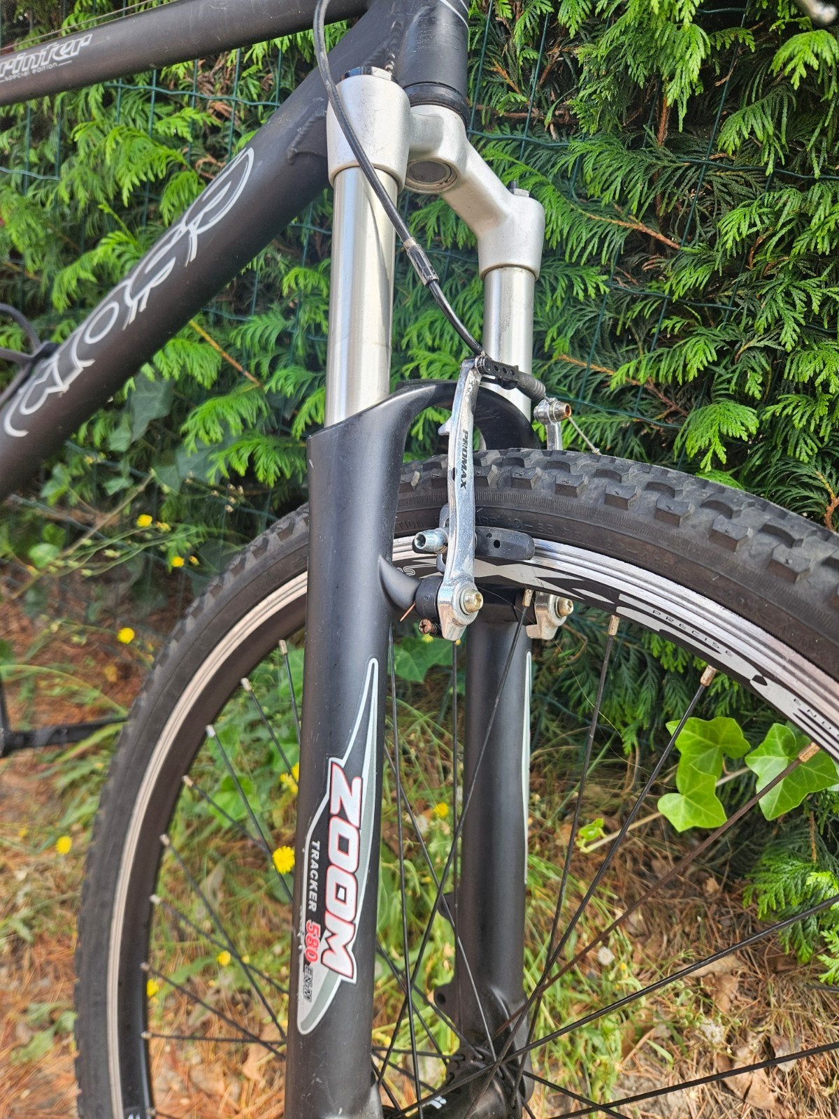Sportieve allu mountainbike, Ophalen