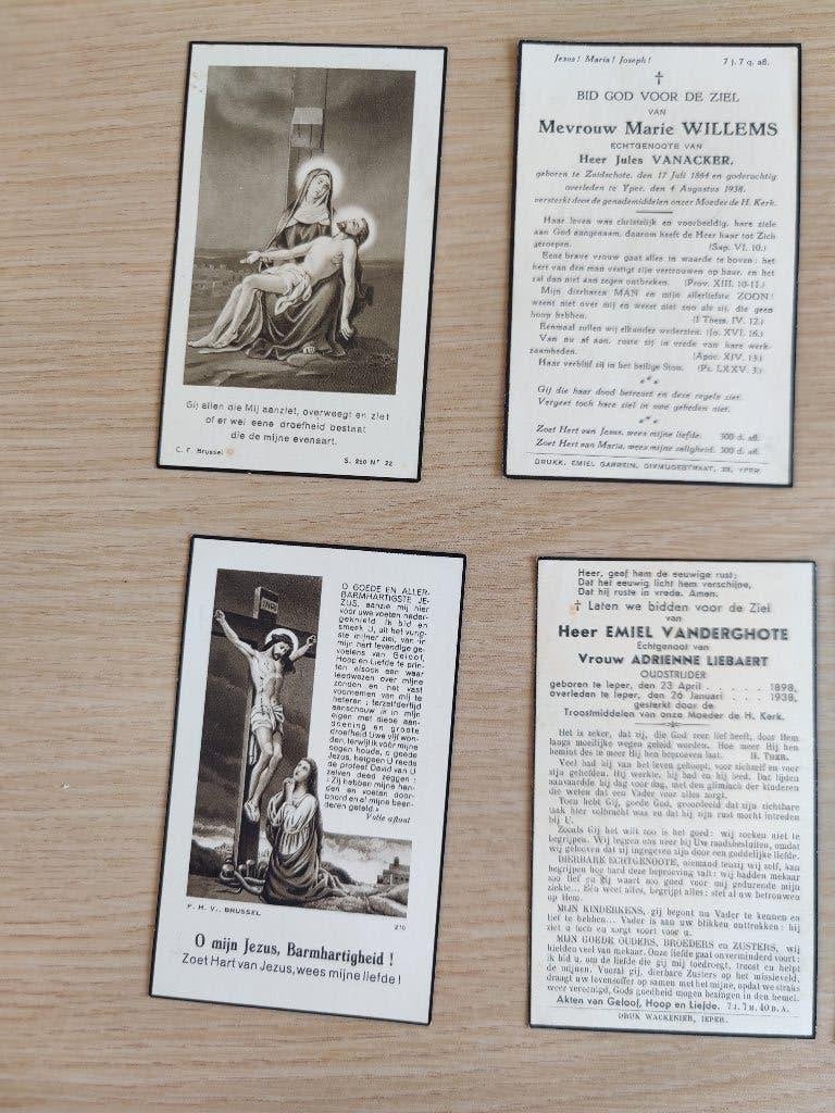 doodsprentjes van 1930 tot 1939, Ophalen of Verzenden, Bidprentje