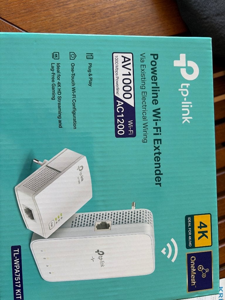 Powerline wifi extender, Computers en Software, WiFi-versterkers, Ophalen, Nieuw, TP-Link