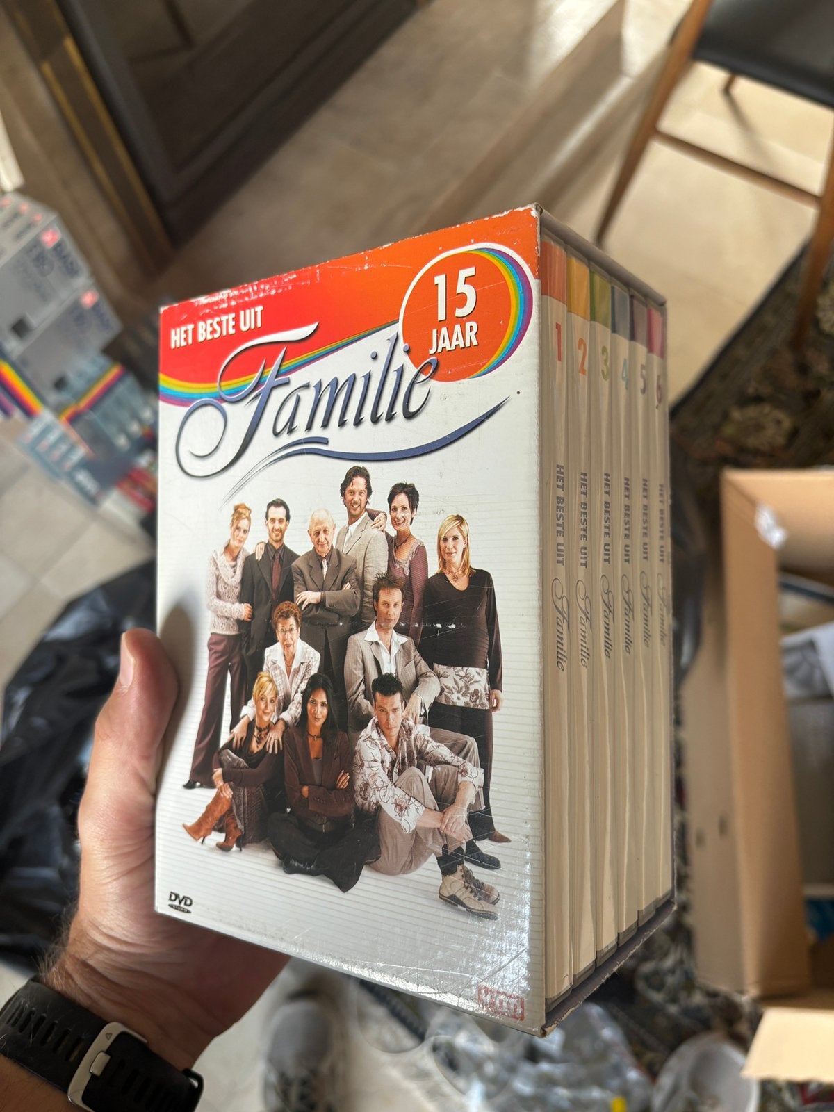 Familie best off box, Cd's en Dvd's, Ophalen, Zo goed als nieuw
