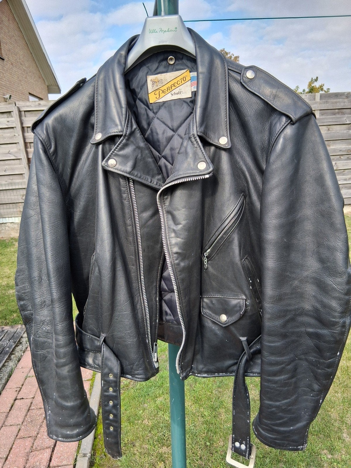 SCHOTT PERFECTO 118, Ophalen, Tweedehands, Jas | leer
