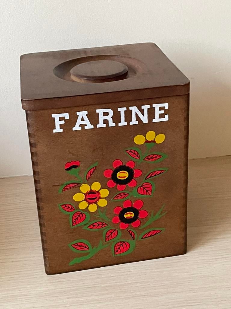 Houten vintage voorraaddozen, Ophalen of Verzenden