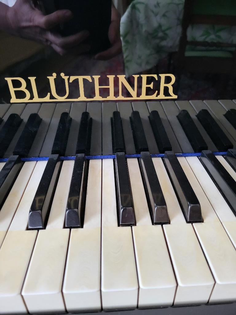 Vleugelpiano, Muziek en Instrumenten, Piano's, Ophalen, Zwart, Zo goed als nieuw, Hoogglans