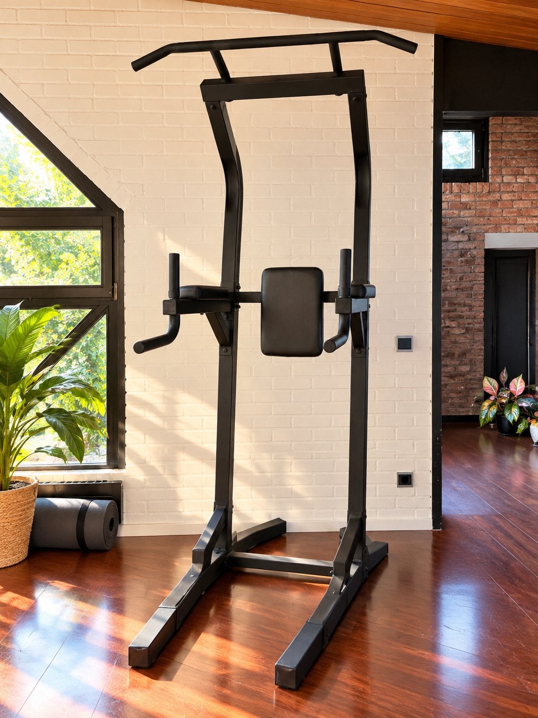 DOMYOS Training Station 900 – krachtstation / pull-up & dips, Enlèvement, Utilisé, Bras, Barre de traction