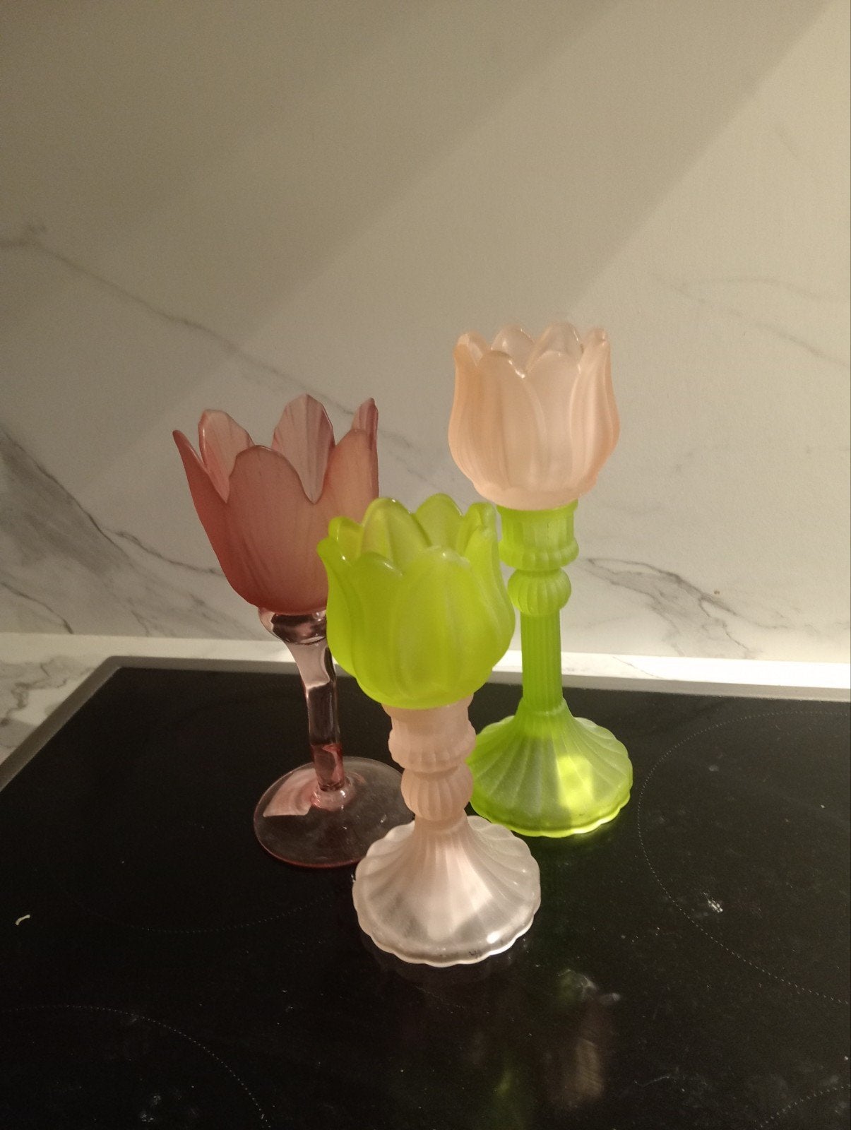 3 bougeoirs pour bougies chauffe-plat, Enlèvement